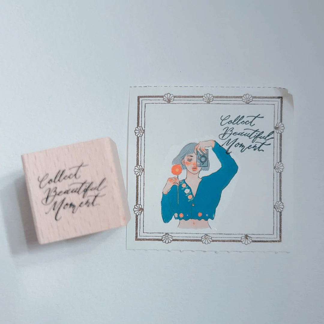 Rubber Stamp - Collect Beautiful Moment