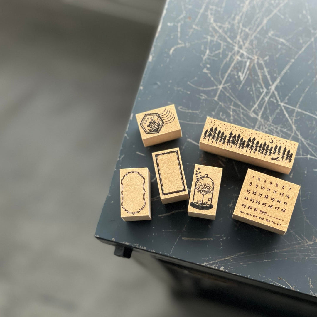 Rubber Stamp Set - Journal