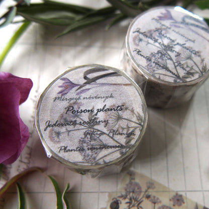 Sunny Sunday Washi Tape - Poison Plants