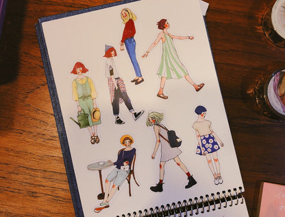 Sticker Set - Sweet Wind (140 stickers)