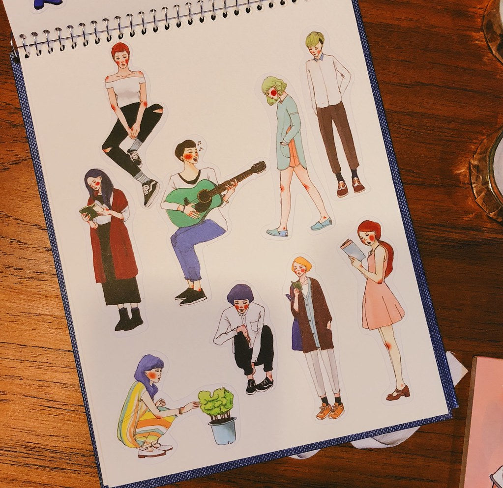 Sticker Set - Sweet Wind (140 stickers)
