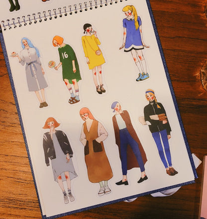 Sticker Set - Sweet Wind (140 stickers)