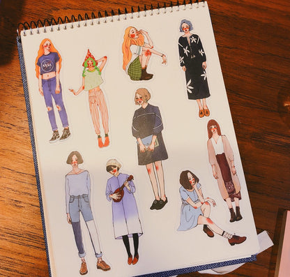 Sticker Set - Sweet Wind (140 stickers)