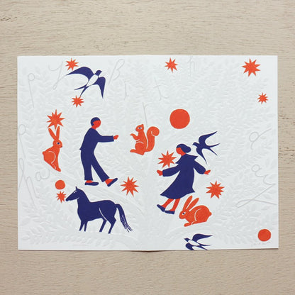 Nishi Shuku Birthday Card - Tree