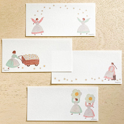 Necktie / Memo Pad - Flower