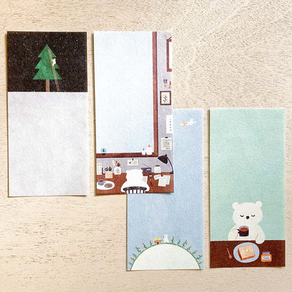 Mariko Fukuoka Memo Pad - Hoshi Bear