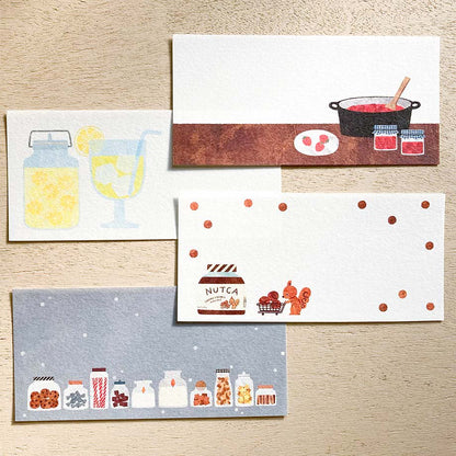 Mariko Fukuoka Memo Pad - Seasonal Jar