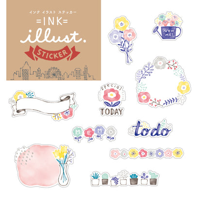 Flake Stickers - Flower