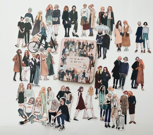 Sticker Set - You and Me (25 pieces)