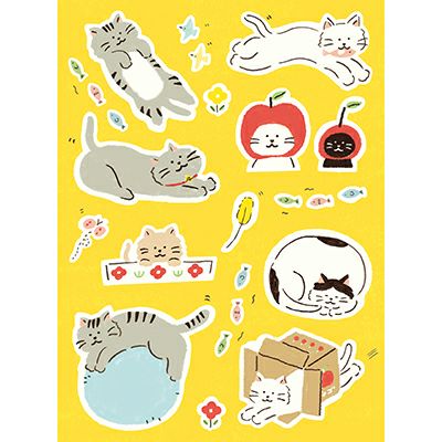 Choki Choki Paper Set - Cats