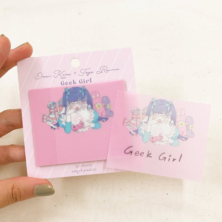 Imai Kira Tracing Paper Sticky Note - Geek Girl