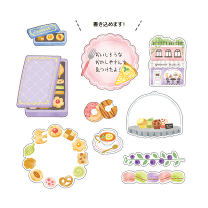 Kotorimachi Flake Stickers - Sweets Shop
