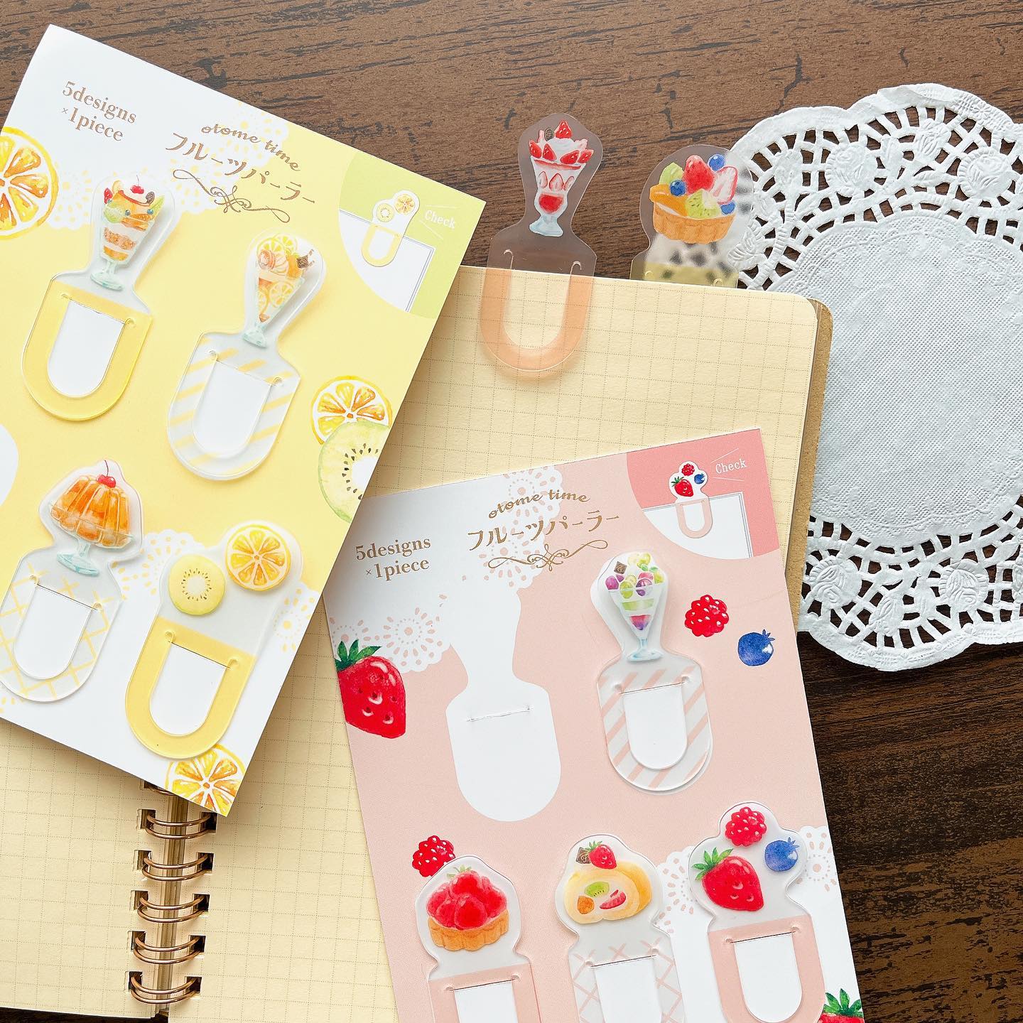 Limited Edition Paper Clip Set - Strawberry Parfait