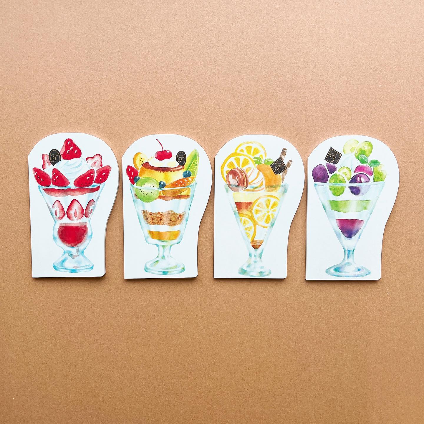 Die-cut Memo Pad - Fruits Parlor