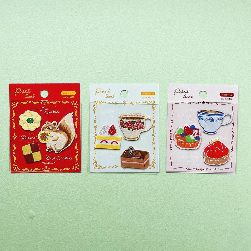 Limited Edition Embroidery Stickers - Fruits Parlor