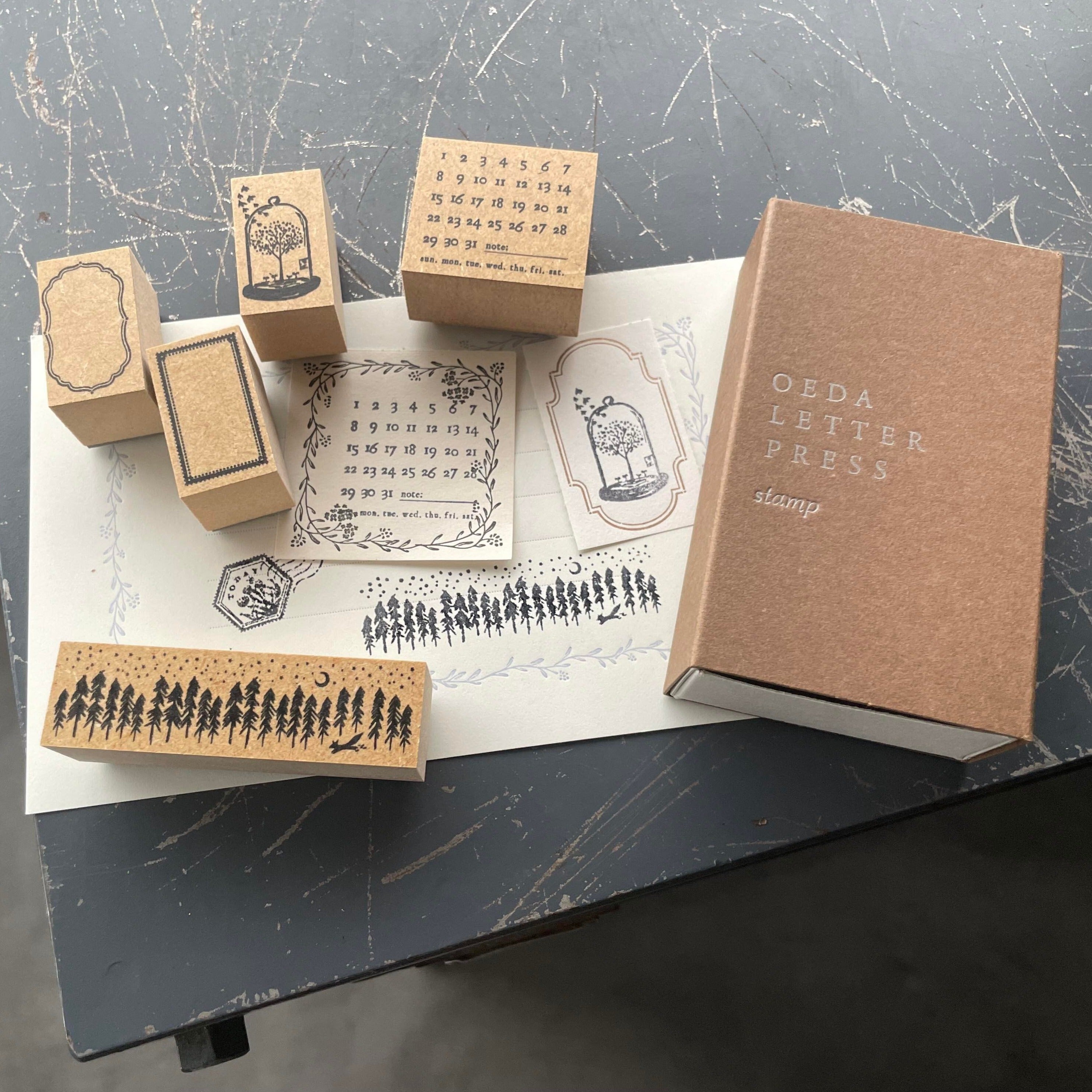 Rubber Stamp Set - Journal – Cute Things from Japan
