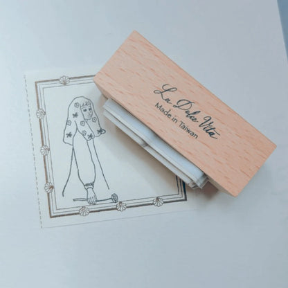 Rubber Stamp - Song of Hundred Blooms