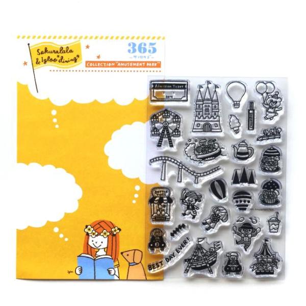365 Clear Stamps - AMUSEMENT PARK
