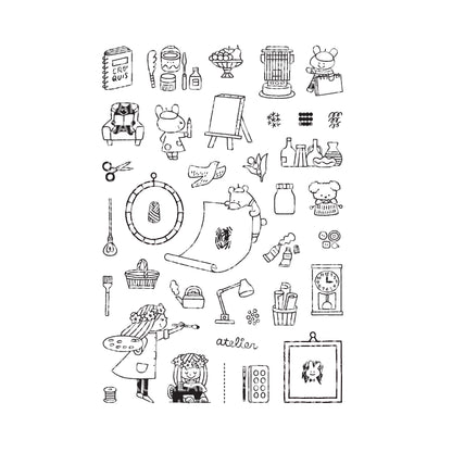 Igloo Dining 365 Clear Stamps - Atelier
