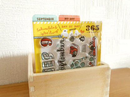 365 Clear Stamps - September (3" x 4")