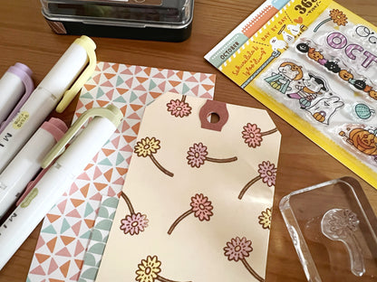 365 Clear Stamps - October (3" x 4")