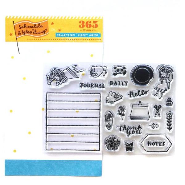 365 Clear Stamps - HAPPY MEMO