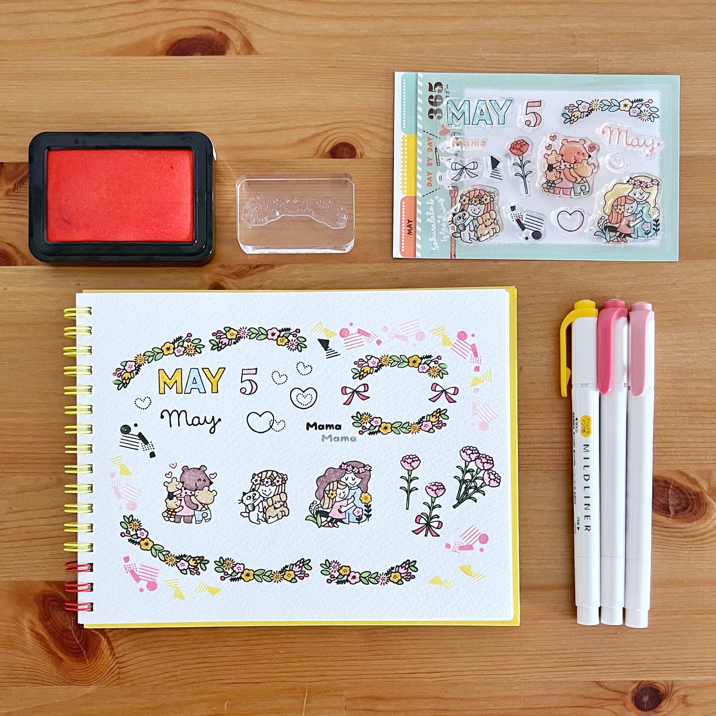 Clear Stamps - May (3" x 4")