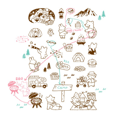 Igloo Dining 365 Clear Stamps - The Great Outdoors (4" x 6")
