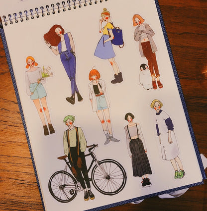 Sticker Set - Sweet Wind (140 stickers)