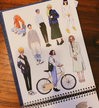 Sticker Set - Sweet Wind (140 stickers)