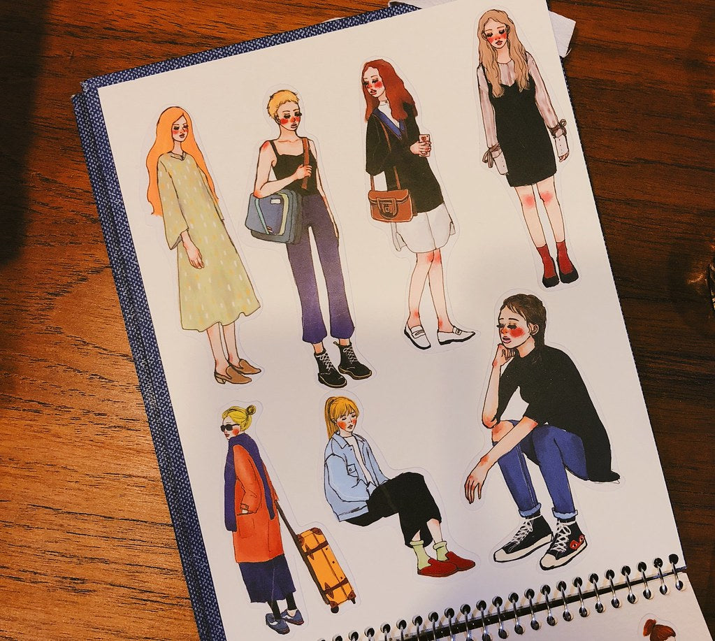 Sticker Set - Sweet Wind (140 stickers)