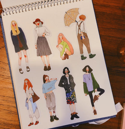 Sticker Set - Sweet Wind (140 stickers)