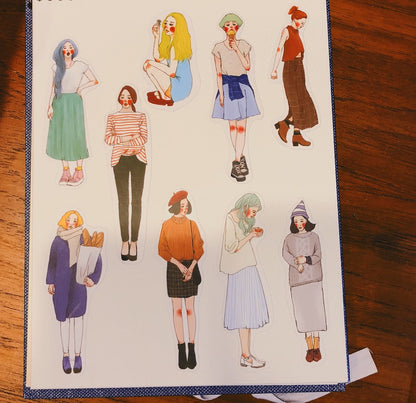Sticker Set - Sweet Wind (140 stickers)
