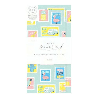 Furukawa Paper / Today's Letter Set - Stamps