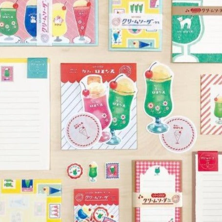Retro Japan Letter Set - Cream Soda