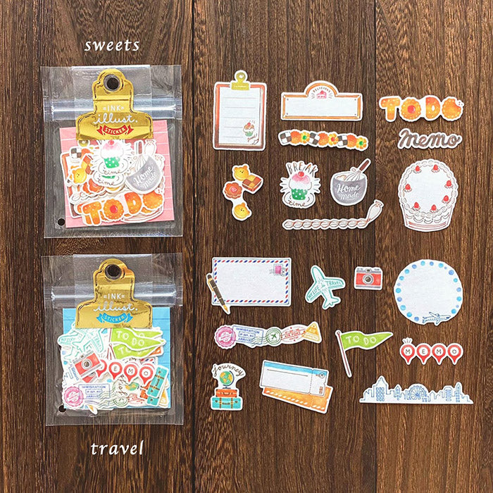 Flake Stickers - Sweets