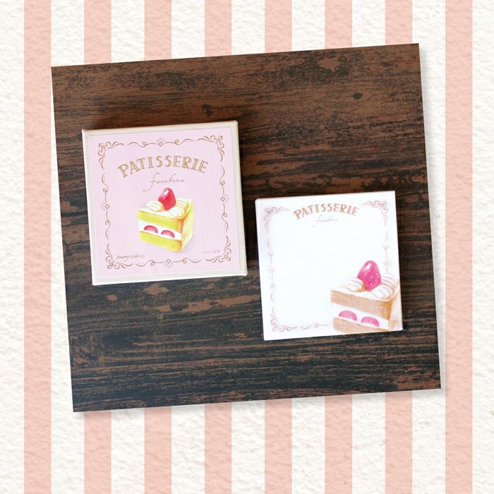 Patisserie Box Memo Pad - Cake