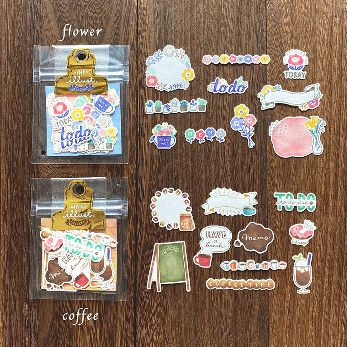 Flake Stickers - Flower