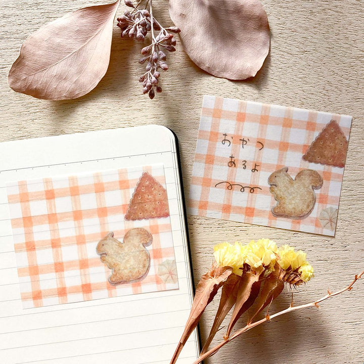 Midori Asano Tracing Paper Sticky Note - Cookies