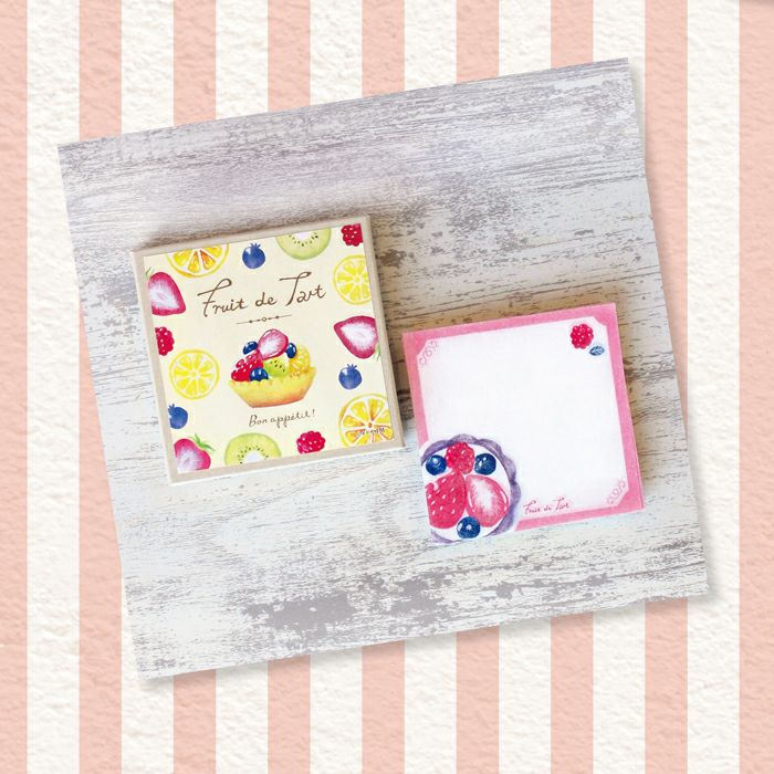 Patisserie Box Memo Pad - Fruits Tart