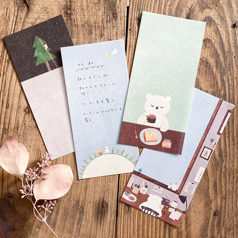 Mariko Fukuoka Memo Pad - Hoshi Bear