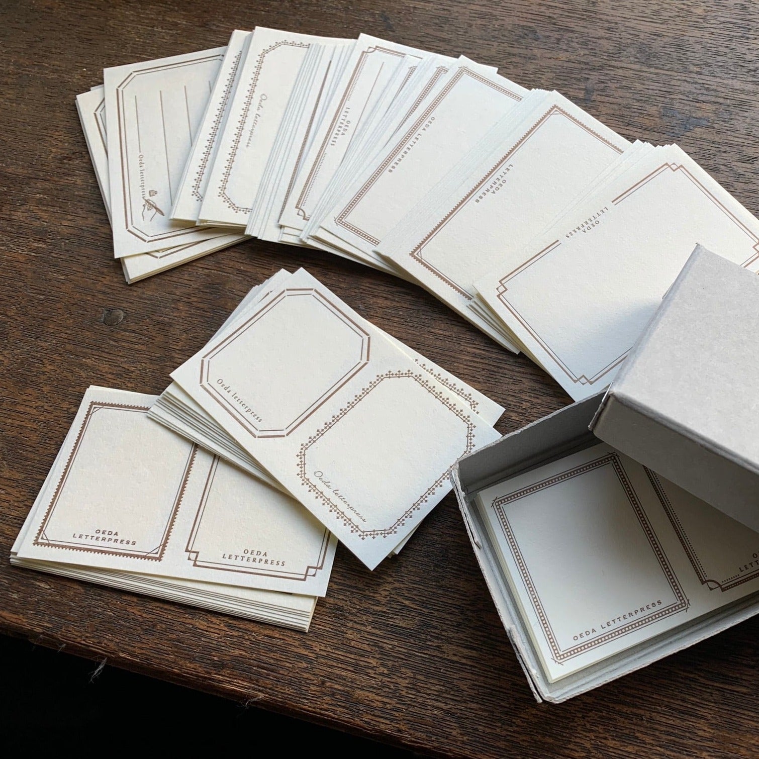 Letterpress Stickers Set