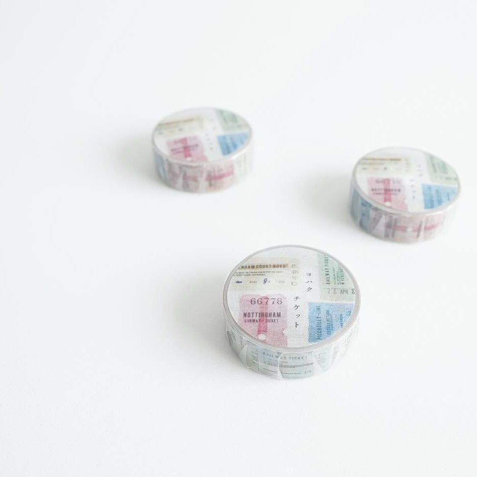 Yohaku Washi Tape - Ticket