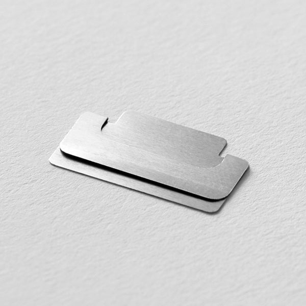 Slim Index Clip - Silver