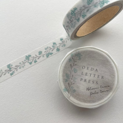 Washi Tape - Bloom Line (pale colors)
