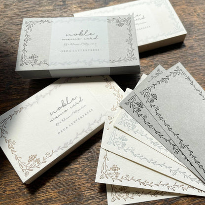 Letterpress Noble Note Cards