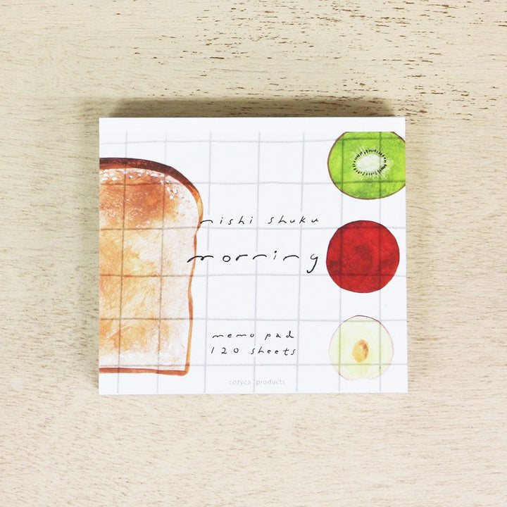 Nishi Shuku Square Memo Pad - Morning