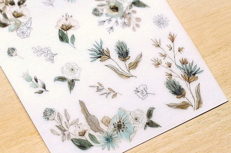 MU Print-on Stickers - Blue Woad