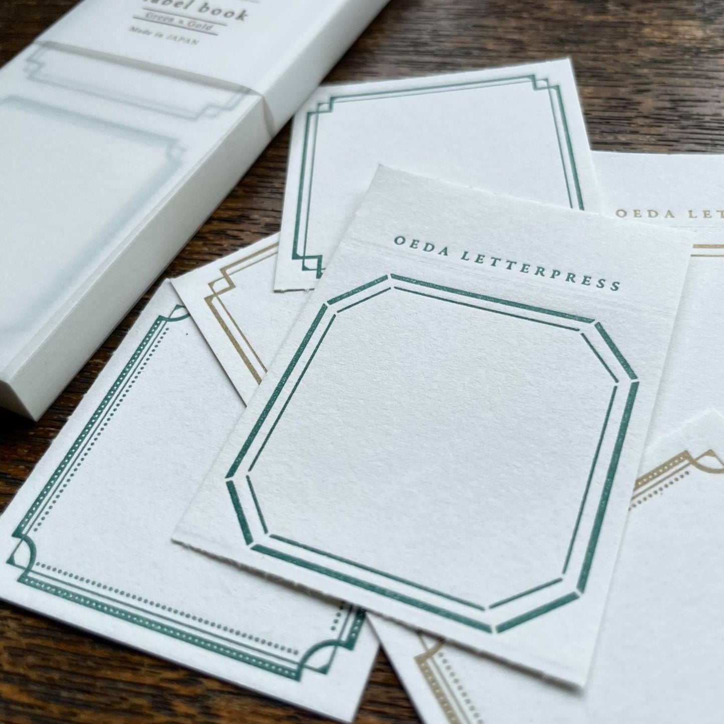 Limited Edition Letterpress 3 Patterns Label Book