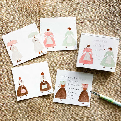 Necktie / Square Memo Pad - Friends